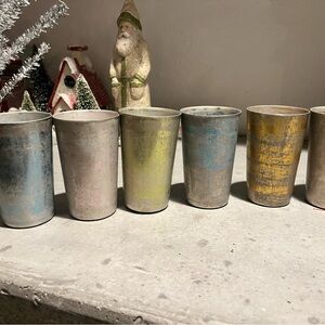Bascal Aluminum Vintage MCM tumblers